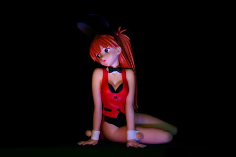 この照明はフィギュアの表情をかえます。